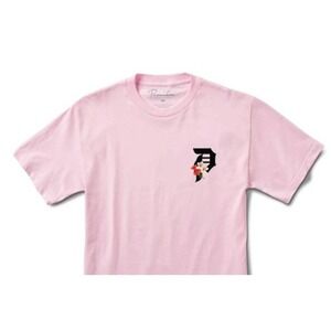 Women's Primitive Skateboarding‎ Cropped Pink Dirty P Lilly T-Shirt Size Small